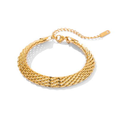 Maryam Gold Mesh Bracelet