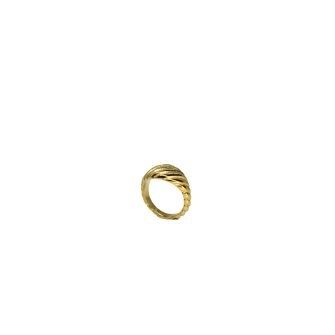 Najla Gold Thick Twist Ring