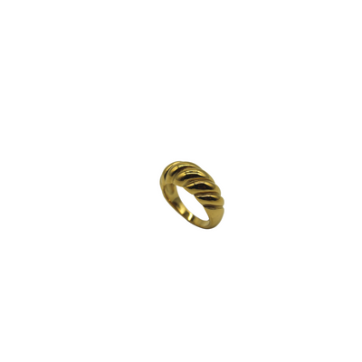 Najla Gold Thin Twist Ring