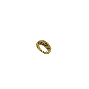 Najla Gold Thin Twist Ring