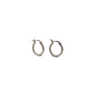 Najla Silver Mini Hoops