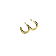 Jamilla Gold Double Hoops