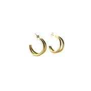 Jamilla Gold Double Hoops