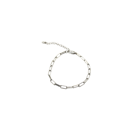 Hidaya Silver Thin Link Bracelet