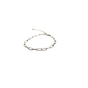 Hidaya Silver Thin Link Bracelet
