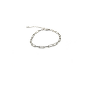 Hidaya Silver Thin Link Bracelet