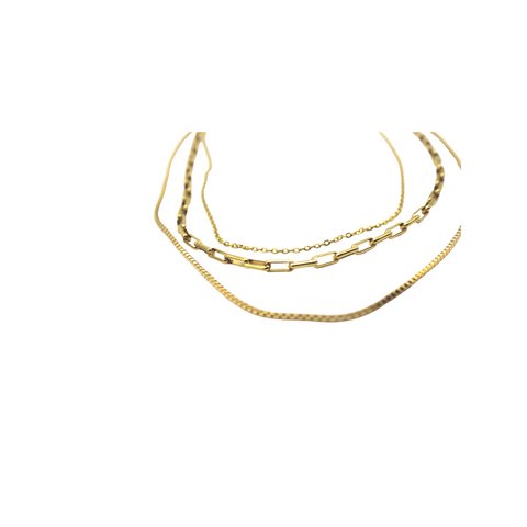 Huma 3 Chain Necklace