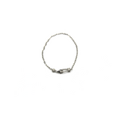 Huma Silver Latch Chain Bracelet