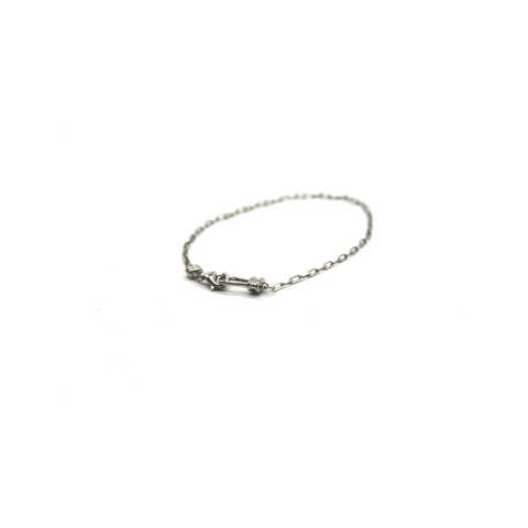 Huma Silver Latch Chain Bracelet