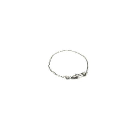 Huma Silver Latch Chain Bracelet