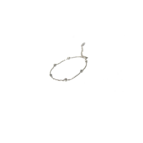 Shyanne Silver Dot Chain Bracelet