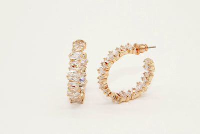 Aya Rose Gold Earrings