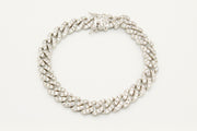 Mays Silver Cuban Link Anklet