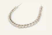 Mays Silver Cuban Link Choker