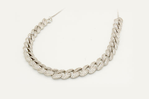 Mays Silver Cuban Link Choker