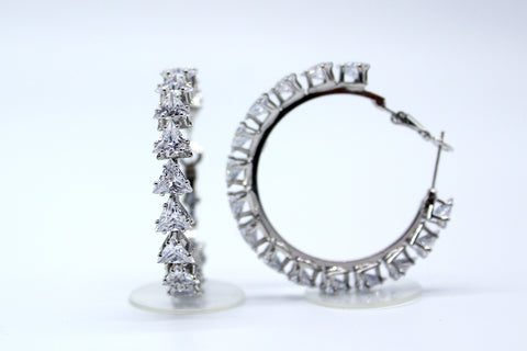 Fatima Silver Earrings