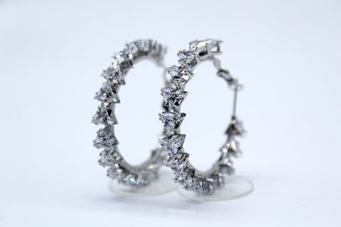 Fatima Silver Earrings