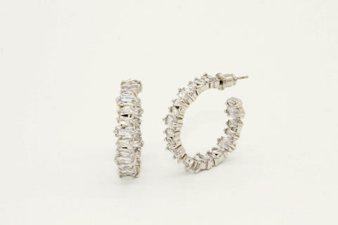 Aya Silver Earrings